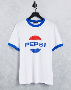 Белая футболка с принтом "Pepsi" ASOS DESIGN-Белый