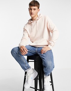Светло-розовый худи ASOS DESIGN-Розовый цвет