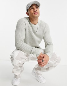 Серый джемпер в тонкую полоску Jack & Jones Originals