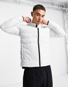 Белый пуховик с воротником-стойкой Jack & Jones Essentials