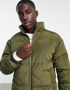 Утепленная темно-зеленая куртка от комплекта Mennace-Зеленый цвет