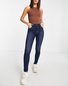 Синие супероблегающие джинсы с завышенной талией Levis 720-Голубой Levis®