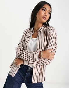 Классическая рубашка в коричневую полоску Levis-Разноцветный Levis®