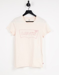 Футболка с контурным логотипом Levis The Perfect-Светло-бежевый цвет Levis®
