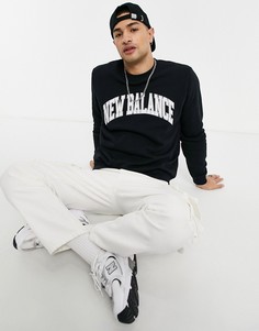 Черный свитшот New Balance Collegiate-Черный цвет