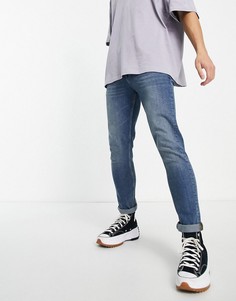 Синие джинсы скинни ASOS DESIGN-Голубой