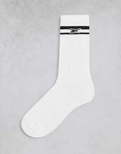Белые носки с логотипом Reebok-Белый