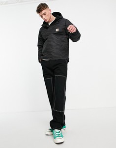 Черная куртка без застежек со светоотражающим принтом Carhartt WIP Nimbus-Черный цвет