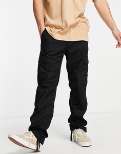 Черные брюки карго Carhartt WIP Aviation-Черный цвет