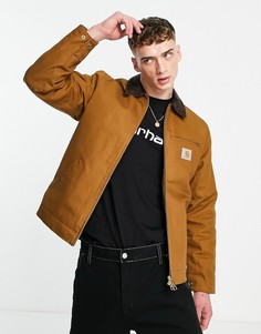 Коричневая куртка Carhartt WIP detroit-Коричневый цвет