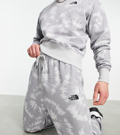 Базовые oversized-джоггеры с принтом тай-дай The North Face – эксклюзивно для ASOS-Серый