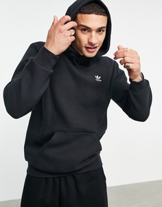 Худи черного цвета с логотипом adidas Originals-Черный цвет