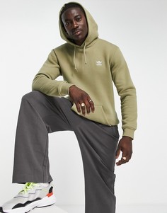 Худи цвета хаки adidas Originals essentials-Зеленый цвет