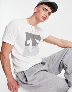 Футболка с квадратным двухцветным логотипом True Religion-Белый