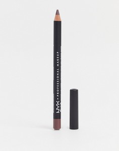 Матовый карандаш для губ NYX Professional Makeup – Suede (Brooklyn Thorn)-Фиолетовый цвет