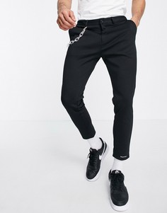 Черные брюки с матовой цепочкой Mauvais lozere-Черный