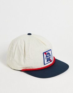 Белая бейсболка с логотипом HUF x Pabst Blue Ribbon-Белый