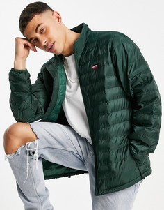 Зеленый складываемый пуховик Levis Presidio-Зеленый цвет Levis®