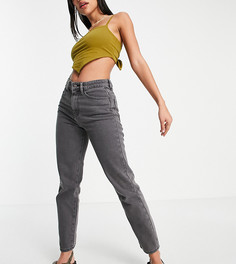 Серые выбеленные джинсы прямого кроя в стиле 90-х ASYOU-Серый
