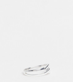Кольцо из стерлингового серебра с переплетенным дизайном Kingsley Ryan-Серебристый