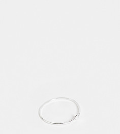 Кольцо из стерлингового серебра с узором в виде молнии Kingsley Ryan-Серебряный