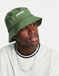 Зеленая панама с маленьким логотипом Levis-Зеленый цвет Levis®