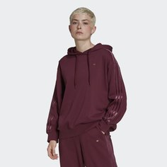 Худи Oversize с бархатными полосками и Трилистником adidas Originals