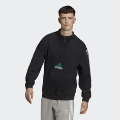 Джемпер с укороченной молнией EQT adidas Originals