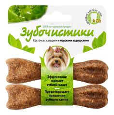 Лакомство для собак Деревенские лакомства Зубочистики, водоросли, для мелких пород, 36г