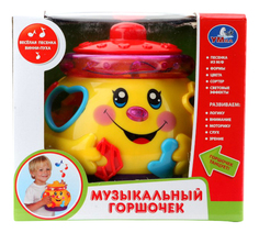 Сортер Музыкальный горшочек с красной крышкой Умка