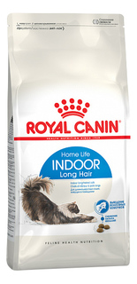 Сухой корм для кошек ROYAL CANIN Indoor Long Hair, для домашних длинношерстных, 2кг