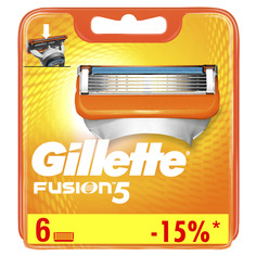 Сменные кассеты Gillette Fusion5 6 шт