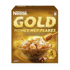 Готовый завтрак Gold honey nut flakes 300 г