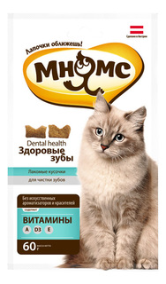 Лакомство для кошек Мнямс Dental health фигурки, рыба, 60 г