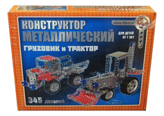 Конструктор металлический Десятое Королевство Грузовик и трактор