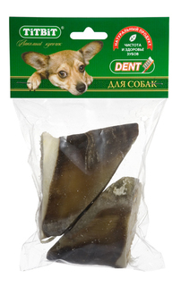 Лакомство для собак TiTBiT, копыто мясное говяжье, 220г