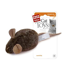 Мягкая игрушка для кошек GiGwi Мышка с электронным чипом, 15 см