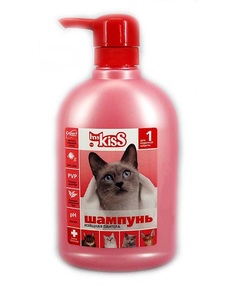 Шампунь-бальзам для кошек Ms. Kiss Изящная пантера для короткой шерсти, 200 мл