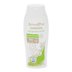 Шампунь для котят и щенков Animal Play Гипоаллергенный, протеины пшеницы и витамины, 250мл