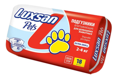 Подгузники для домашних животных LUXSAN размер XS на вес 2-4кг 18 кг
