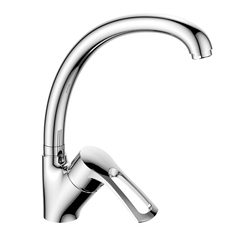 Смеситель для кухонной мойки Rossinka Silvermix T40-23 хром