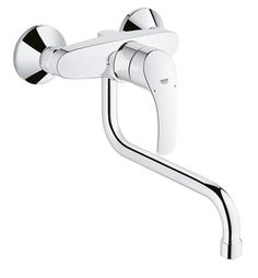 Смеситель для кухонной мойки Grohe Eurosmart New 32224002 серебристый