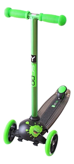 Самокат трехколесный Y-SCOO RT Trio Diamond 120 Monsters 1 5865 green zoko
