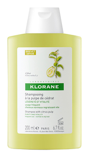 Шампунь Klorane Тонизирующий с мякотью цитрона 200 мл