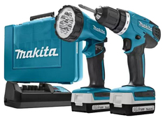 Аккумуляторная дрель-шуруповерт Makita DF347DWLE 185932