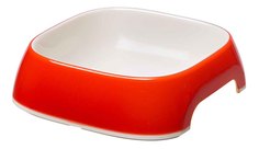 Одинарная миска для кошек и собак Ferplast, пластик, резина, красный, 0.2 л
