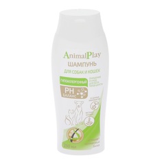 Шампунь для кошек и собак Animal Play Гипоаллергенный экстракт шалфея и аминокислоты 250мл
