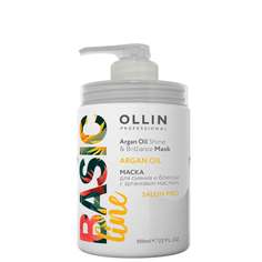 Маска для волос Ollin Professional Basic Line для сияния и блеска 650 мл