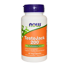 Многокомпонентный препарат NOW TestoJack 200 60 капс. натуральный