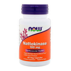 Для пищеварения NOW Nattokinase 100 мг 60 капсул